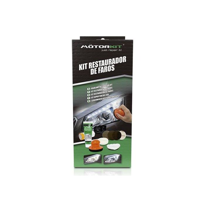 Motorkit Cs6 MOT1000 Kit Restaurador de Faros Coche. Elimina Amarilleamiento, Oxidación y Arañazos. Fácil 3 Pasos, Sin Herramientas. 4 Motorkit Cs6 MOT1000 Kit Restaurador de Faros Coche. Elimina Amarilleamiento, Oxidación y Arañazos. Fácil 3 Pasos, Sin Herramientas. 4