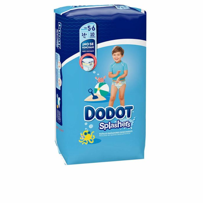 Dodot Splashers Bañador Desechable Talla 5-6 (+14 kg) 10 Unidades