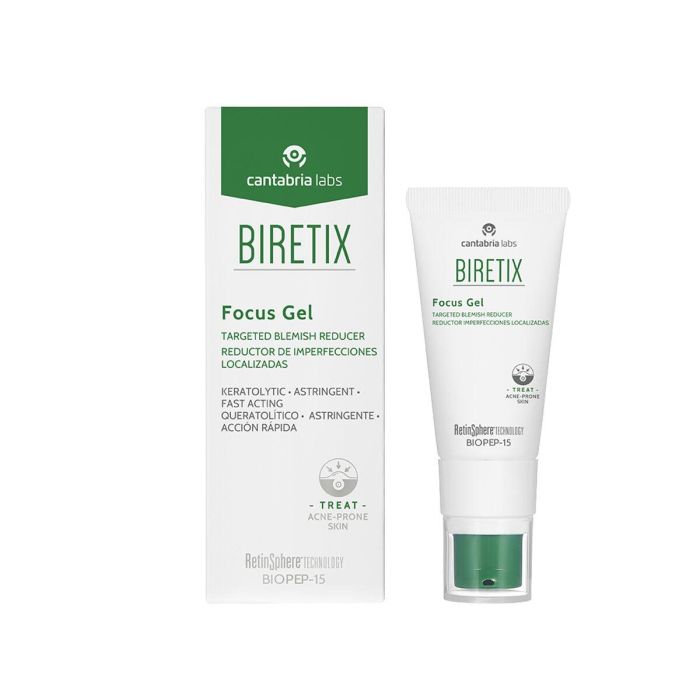 Biretix Focus Gel 15 mL Tratamiento Específico Anti-Acné para Pieles Jóvenes