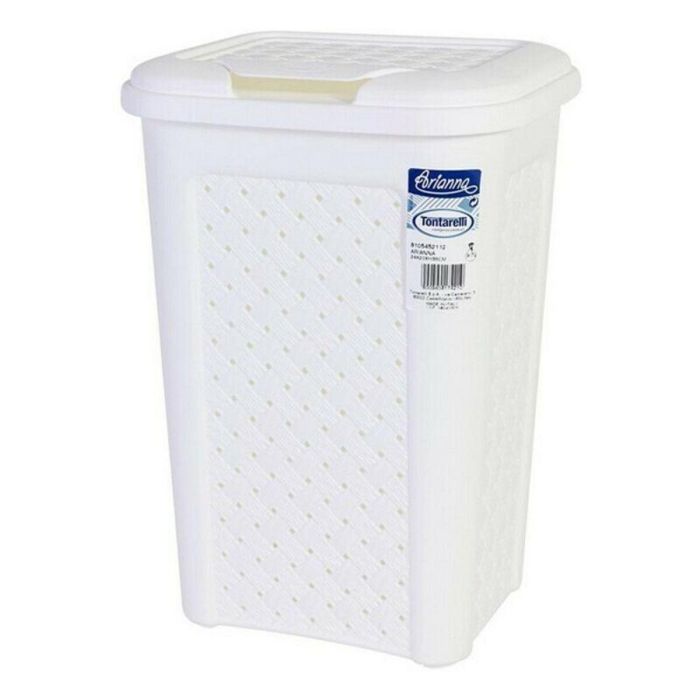 Papelera de baño Arianna 10 L blanco - Tontarelli (8 Unidades) Papelera de baño Arianna 10 L blanco - Tontarelli (8 Unidades)