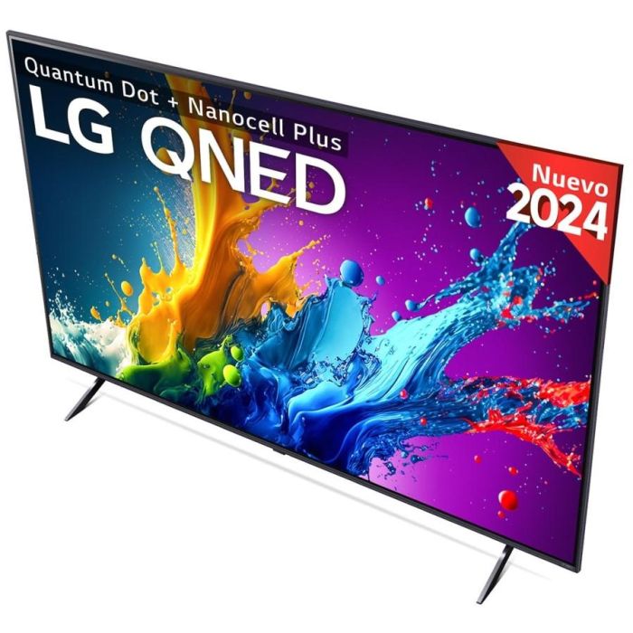 LG 50QNED80T6A 50 pulgadas QNED Smart TV 4K UHD 3840x2160 webOS 24 Wifi HDMI x3 USB x2 Negro 3
