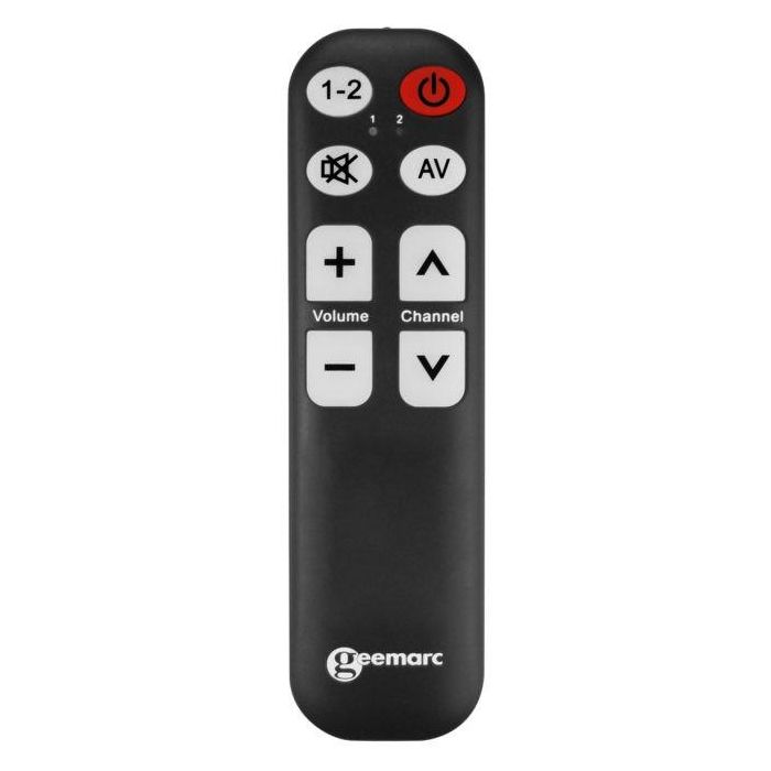 Geemarc Mando Universal TV-5 Aprendizaje Fácil Botones Grandes Letra Grande para Personas Mayores