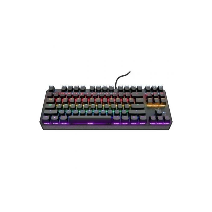 Trust Gaming Teclado Gaming Mecánico GXT 834 Callaz TKL con Iluminación Arcoíris y Teclas Mecánicas 1