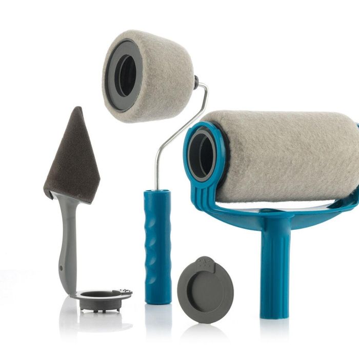 Set de Rodillos de Pintura Recargables Antigoteo Roll`n`Paint InnovaGoods 5 Piezas 2 Set de Rodillos de Pintura Recargables Antigoteo Roll`n`Paint InnovaGoods 5 Piezas 2