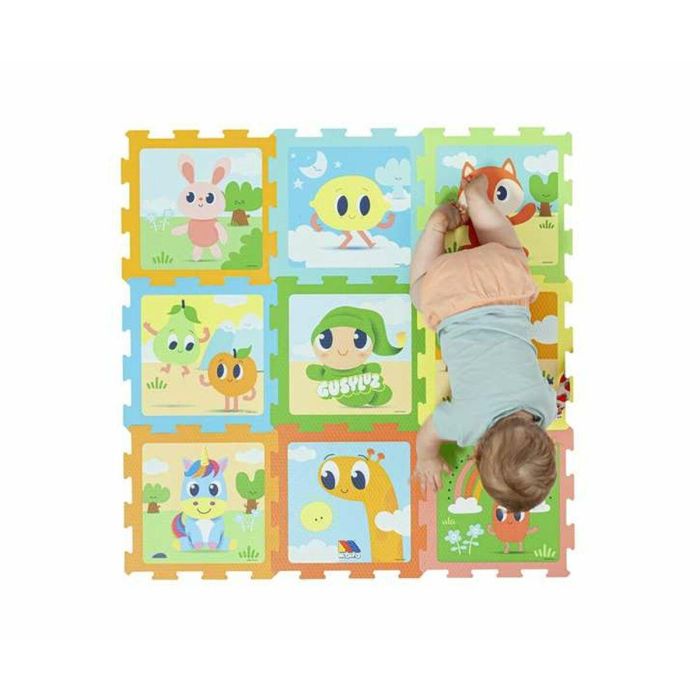 Alfombra puzzle para bebe 91,50x91,50x2 cm Alfombra puzzle para bebe 91,50x91,50x2 cm