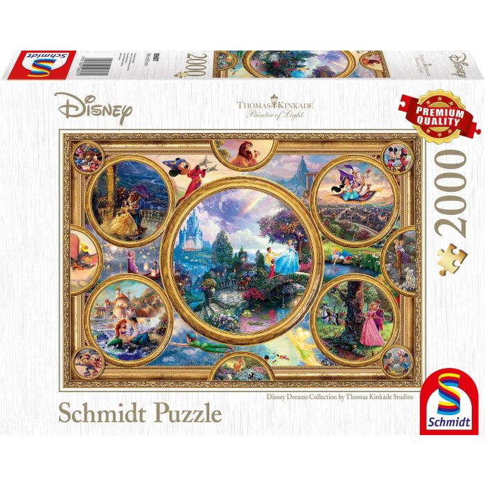 Schmidt Spiele Colección Puzzle Disney Dreams, 2000 piezas 1