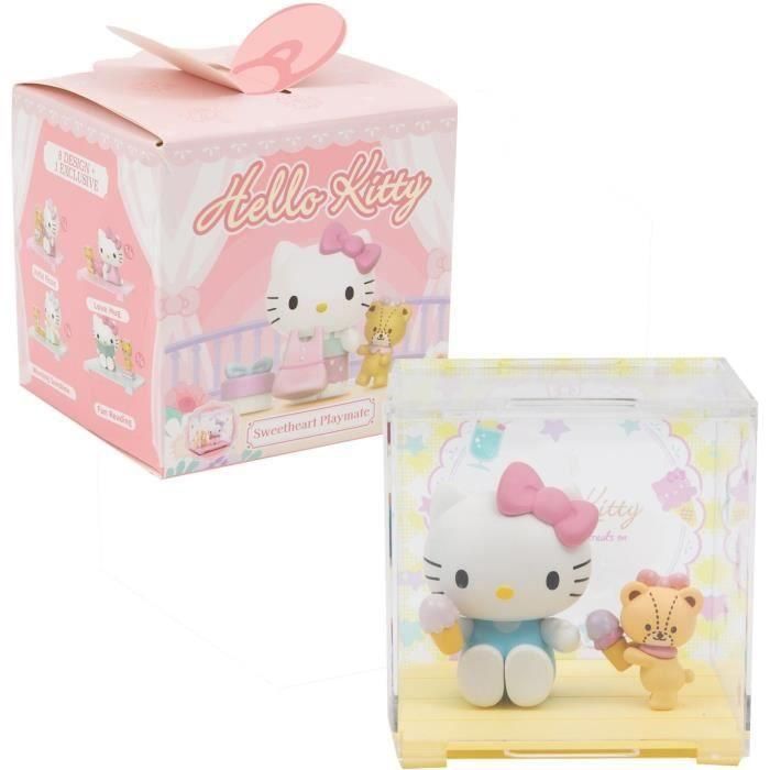 Figura + accesorios - GPTOYS - HELLO KITTY - HKT38 - Serie Sweetheart Playmate - Modelo aleatorio - 4,5 cm - A partir de 3 años 1 Figura + accesorios - GPTOYS - HELLO KITTY - HKT38 - Serie Sweetheart Playmate - Modelo aleatorio - 4,5 cm - A partir de 3 años 1