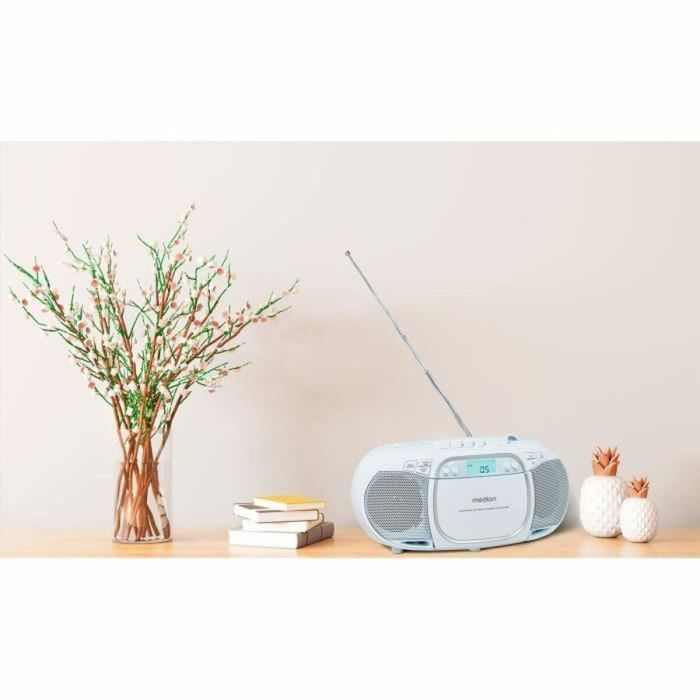 Medion MED4061275227482 Radio CD FM 2x2.2W RMS Azul 1 Medion MED4061275227482 Radio CD FM 2x2.2W RMS Azul 1