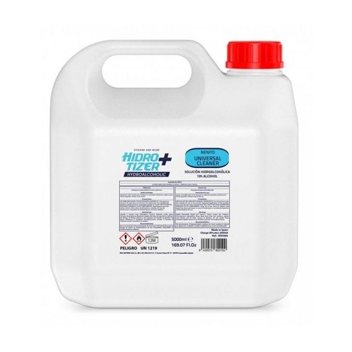 Hidrotizer Hidrotizer Plus Gel Hidroalcohólico Higienizante Nenito 5 L - Limpieza profunda de manos y superficies