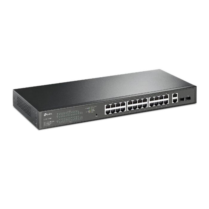 TP-LINK 28-Port Gigabit Easy Smart Switch with 24-Port PoE+ 1 TP-LINK 28-Port Gigabit Easy Smart Switch with 24-Port PoE+ 1