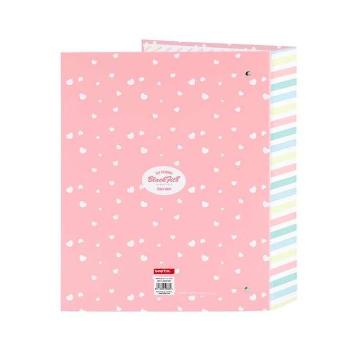 Carpeta de anillas BlackFit8 Globitos Rosa A4 27 x 33 x 6 cm 1 Carpeta de anillas BlackFit8 Globitos Rosa A4 27 x 33 x 6 cm 1