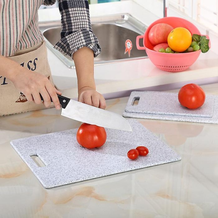 Quttin Tabla Cortar Plast. Granito 37.5 x 23.5 cm 4