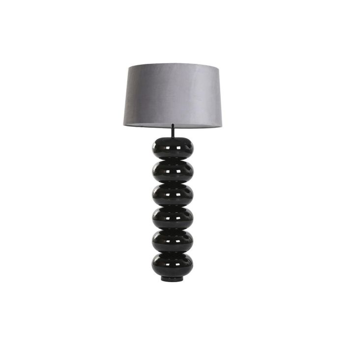 Lámpara de mesa Home ESPRIT Negro Gris 50 W 220 V