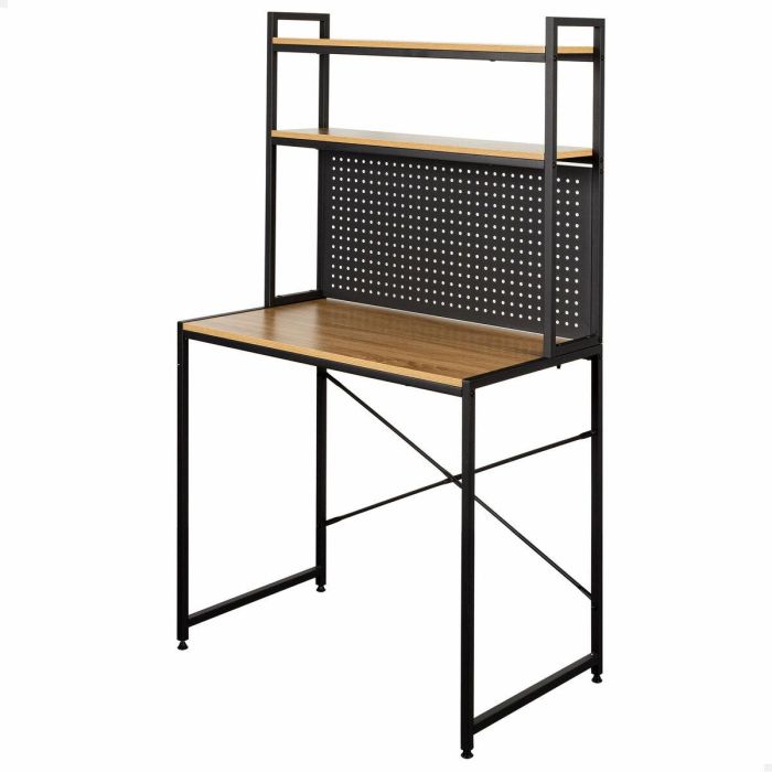 Mesa de Escritorio con Estantes Max Home Acero Melamina Aglomerado 84 x 148 x 50 cm 0 Mesa de Escritorio con Estantes Max Home Acero Melamina Aglomerado 84 x 148 x 50 cm 0