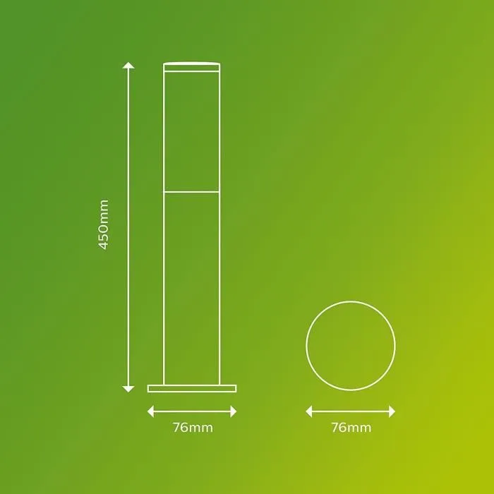 Philips PHI8719514417533 Terminal exterior Utrecht 1x20w antracita 5