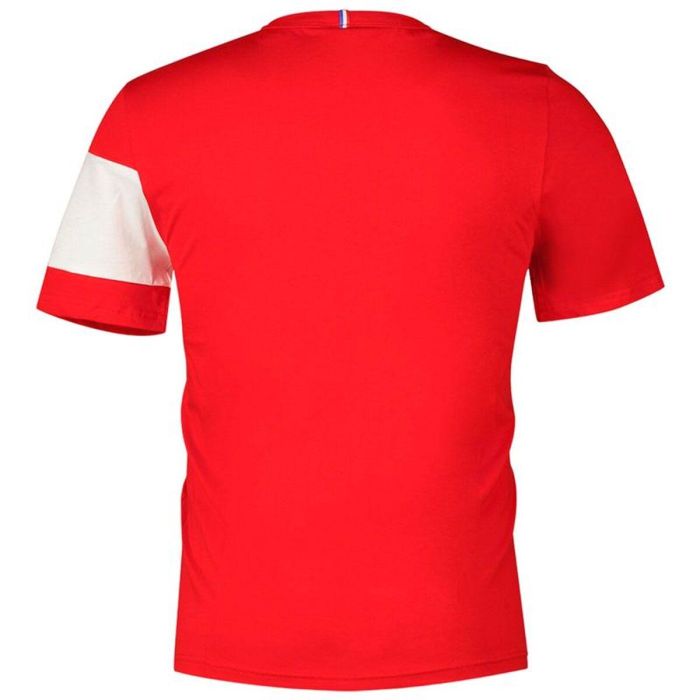 Camiseta de Manga Corta Unisex Le coq sportif N°2 Rojo 1 Camiseta de Manga Corta Unisex Le coq sportif N°2 Rojo 1