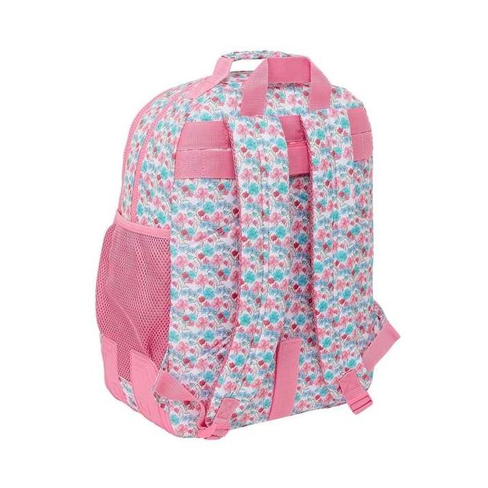 Mochila Safta Doble Con Cantoneras Adaptable A Carro Reciclado Moos Floresistente 420x320x150 mm 1 Mochila Safta Doble Con Cantoneras Adaptable A Carro Reciclado Moos Floresistente 420x320x150 mm 1