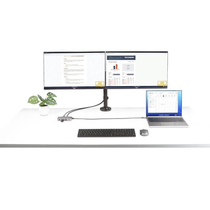 Hub USB-C Startech 117B-USBC-MULTIPORT Gris 100 W 8 Hub USB-C Startech 117B-USBC-MULTIPORT Gris 100 W 8