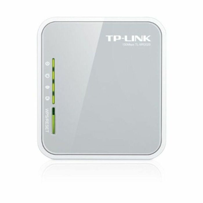 TP-Link TL-MR3020 Router Portátil Wi-Fi N150 Mbps (2.4 GHz) para Módem USB 3G/4G, Ethernet Rápido, Gris/Blanco 2