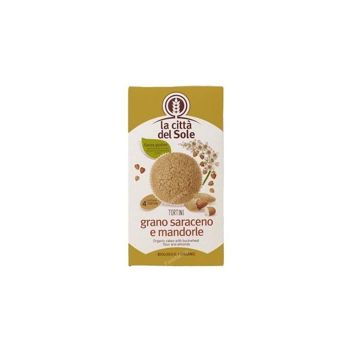 LA CITTA DEL SOLE Bizcocho de Trigo Sarraceno y Almendras 4x35g