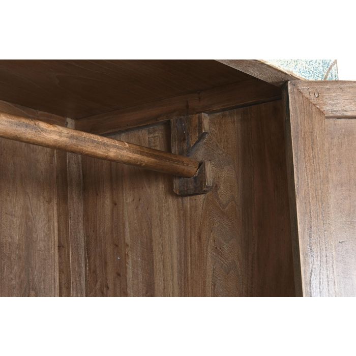 DKD Home Decor Armario Antik china Oriental Bicolor Lacado Abeto Metal Contrachapado 52 x 180 x 88 cm 6