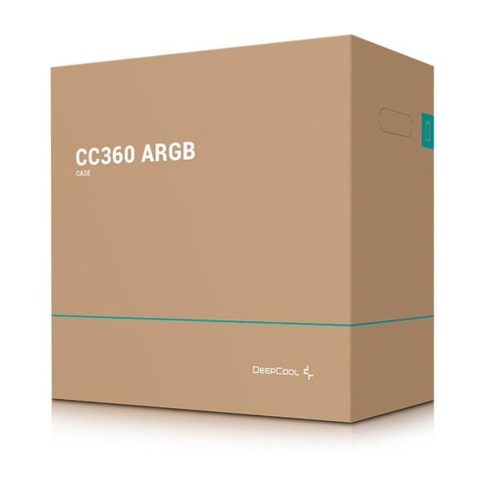 Deepcool CC360 Caja Ordenador Gaming Negra con ARGB y Ventana de Cristal Templado