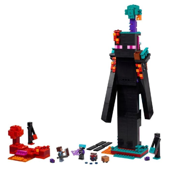 Lego Minecraft La Torre Enderman - Set de Construcción con Figuras de Endermans, Defensor, Asaltador y 867 Piezas - 9+ Años 2