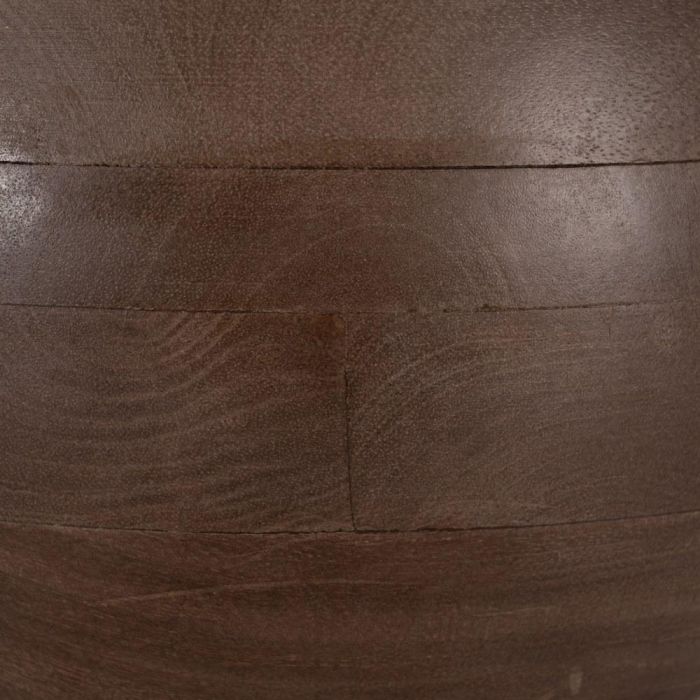 Base Lámpara Mesa Marrón Madera de Mango 31 X 31 X 38 cm