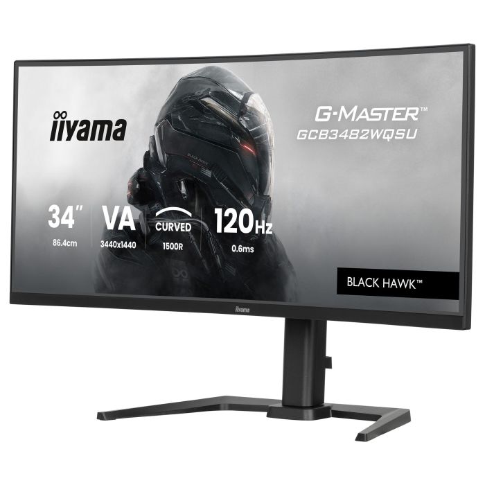 iiyama G-Master GCB3482WQSU-B1 Monitor Curvo 34" (86.4cm) UltraWide QHD 120Hz 0.6ms Negro 5