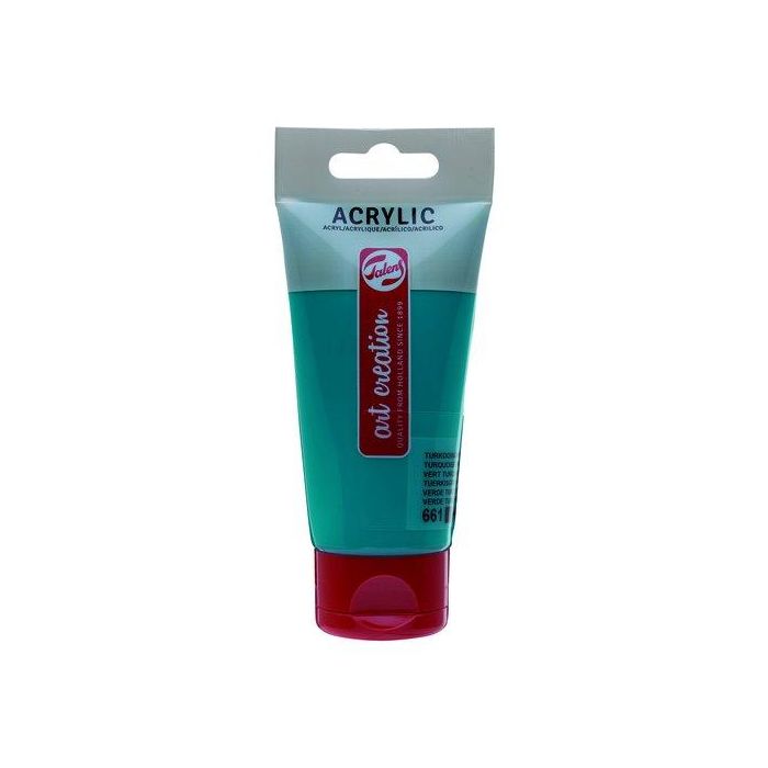 Pintura Acrilica Talens Art Creation 75 Ml (Tubo) Verde Turquesa 3 unidades