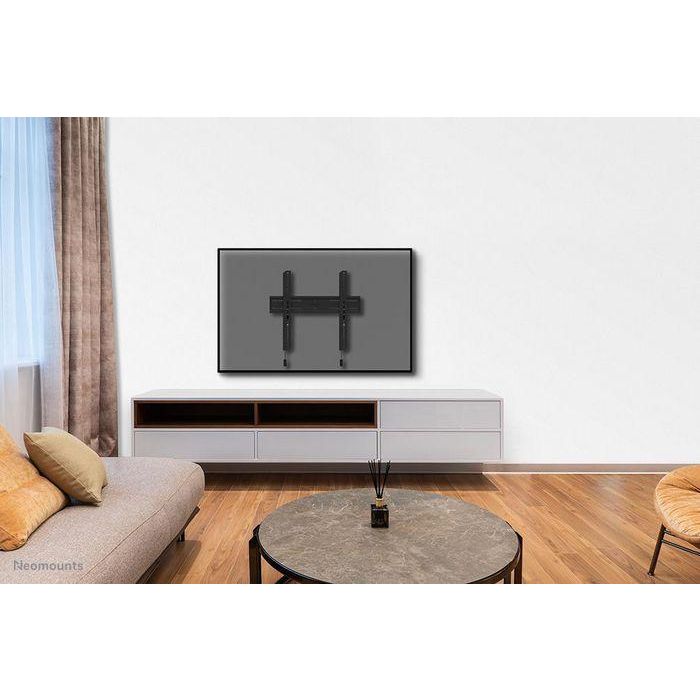Neomounts WL30S-850BL14 Soporte Pared TV Fijo, 32-75", Max 50 kg, VESA 100x100-400x400, Ajuste Nivel, Bloqueable, Instalación Rápida - Negro 14