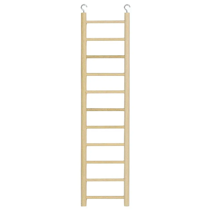 Ferplast Escalera Madera Para Periquitos Cacatuas 9x1,1x37 cm