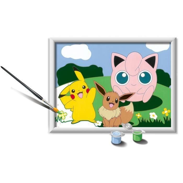 Kit de pintura por números CreArt Kids Pokémon de 18 x 24 cm, a partir de 7 años, 25839, Ravensburger 1 Kit de pintura por números CreArt Kids Pokémon de 18 x 24 cm, a partir de 7 años, 25839, Ravensburger 1