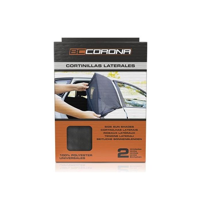 Cortinilla Lateral para Coche BC Corona INT41117 Universal (2 pcs) 3 Cortinilla Lateral para Coche BC Corona INT41117 Universal (2 pcs) 3