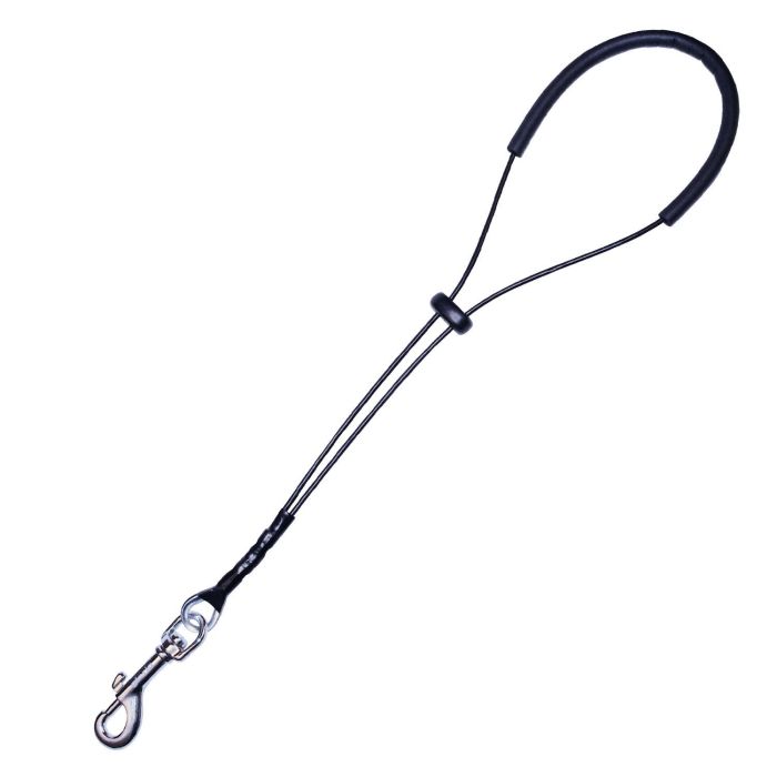 Gloria Correa de Control para Peluquería Canina, Regulable y Segura para Mesa, con Mosquetón de Metal, 1,6-3 mm x 45 cm