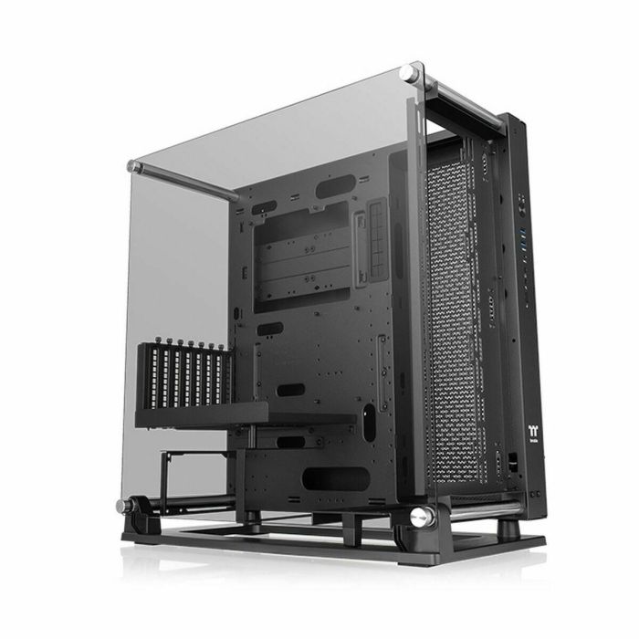 Thermaltake Core P3 TG Pro Caja de PC Midi Tower Negra con Cristal Templado, Compatible con Fuentes PS2, Soporta Discos 2.5/3.5" 6