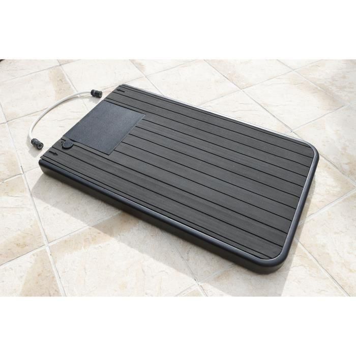 Soporte de ducha solar UBBINK - Reserva de agua de 20 litros - Antracita 4 Soporte de ducha solar UBBINK - Reserva de agua de 20 litros - Antracita 4