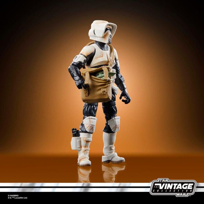 Figura Speeder Bike Scout Trooper & Grogu the Mandalorian Star Wars 9cm 15