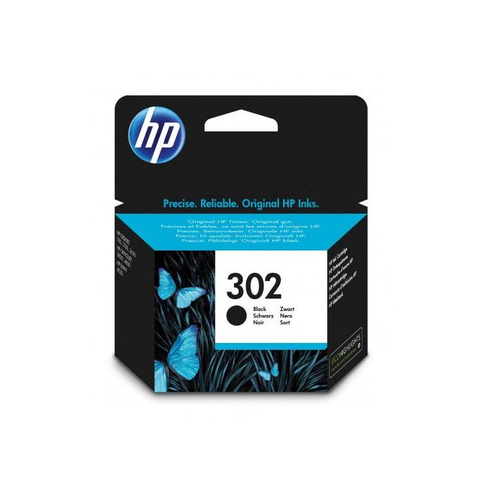 HP Cartucho de Tinta Negro Nº 302 para Officejet 3830 All-In-One (190 páginas)