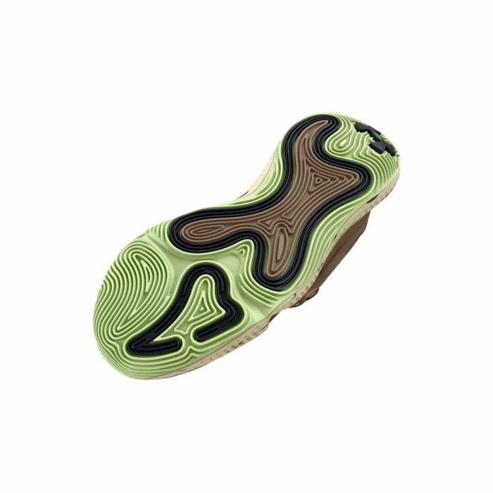 Zapatillas de Baloncesto para Adultos Under Armour Spawn 6 Mid Marrón 1