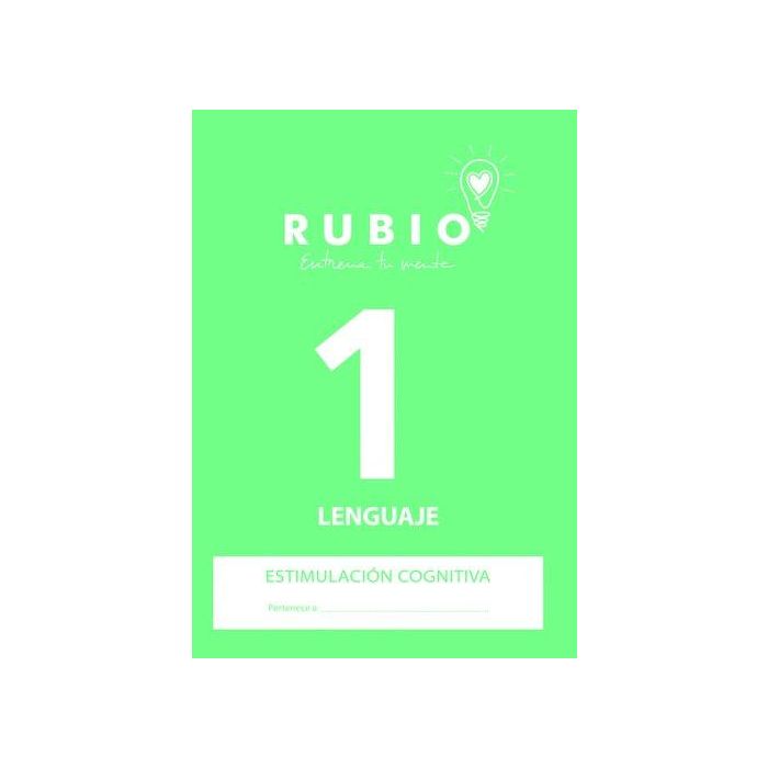 Cuaderno Rubio A4 Estimulacion Cognitiva Lenguaje Nº 1 5 unidades