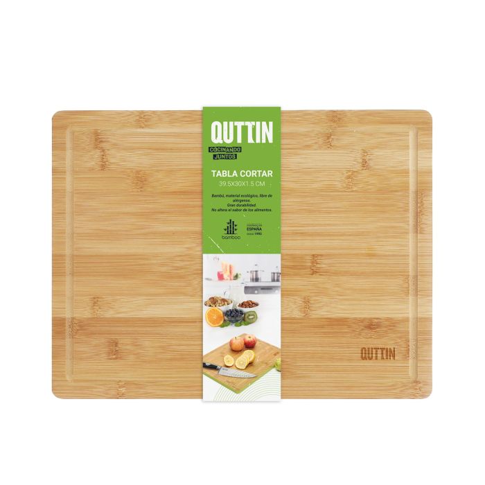 Tabla de cortar bambú Quttin 39.5x30 cm (6 Unidades) 3 Tabla de cortar bambú Quttin 39.5x30 cm (6 Unidades) 3