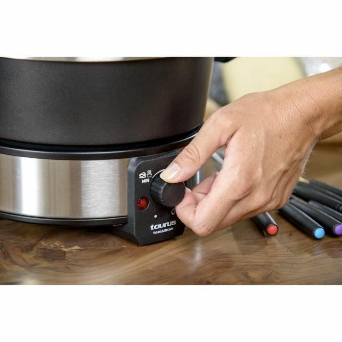 Fondue Taurus FF2 Negro Plateado 1000 W 1 Fondue Taurus FF2 Negro Plateado 1000 W 1