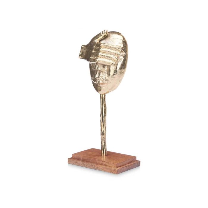 Figura Metal Mano Ojos Oro Giftdecor con Soporte Madera 16x34x10 cm (6 Unidades) 1 Figura Metal Mano Ojos Oro Giftdecor con Soporte Madera 16x34x10 cm (6 Unidades) 1