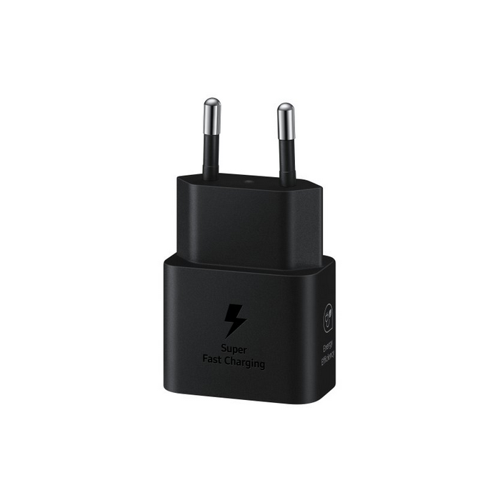 Samsung EP-2510XBEGEU Adaptador de Corriente 25W Super Fast Charging USB Tipo C 1 Puerto para Smartphone Negro 2 Samsung EP-2510XBEGEU Adaptador de Corriente 25W Super Fast Charging USB Tipo C 1 Puerto para Smartphone Negro 2
