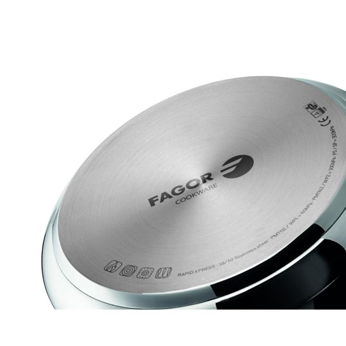 Fagor Olla Super Rápida Rapid 6L Inoxidable 18/10 Ø23 x 17 cm 2