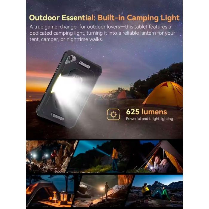 Cubot Tablet King Kong Mini, 6+128GB, Pantalla 8.68" HD+ 90Hz, Batería 10200 mAh, IP68/IP69K/MIL-STD-810H, Android 15 3