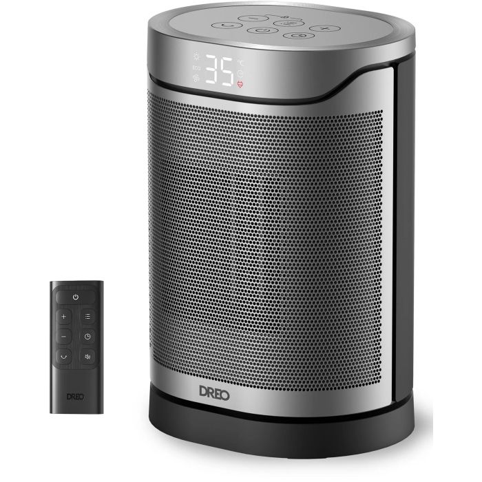 Calentador auxiliar - Hipercerámica - 1500 W - Dreo - Calentador 318 - Columna - Negro 0 Calentador auxiliar - Hipercerámica - 1500 W - Dreo - Calentador 318 - Columna - Negro 0