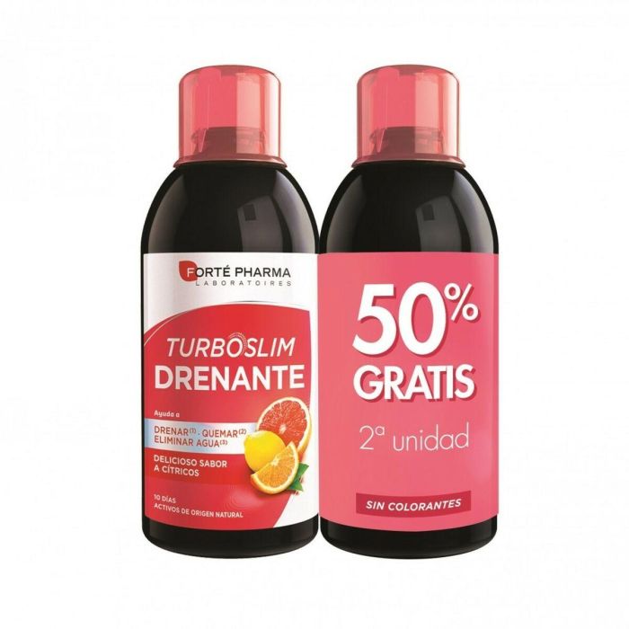 Complemento Alimenticio Forté Pharma Slim Drenante 500 ml Cítrico 2 Unidades 0 Complemento Alimenticio Forté Pharma Slim Drenante 500 ml Cítrico 2 Unidades 0