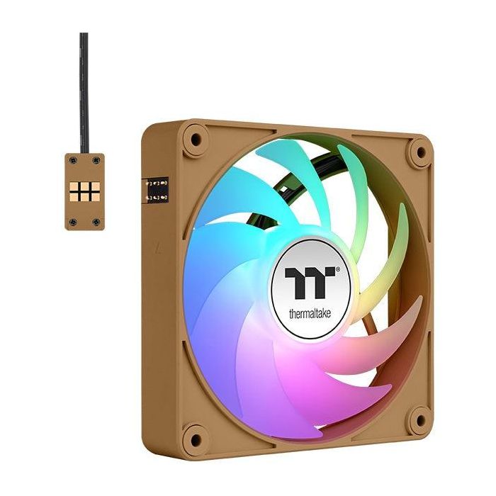 Thermaltake CT140 EX ARGB Sync PC Cooling Fan Gravel Sand 3 Pack 140mm